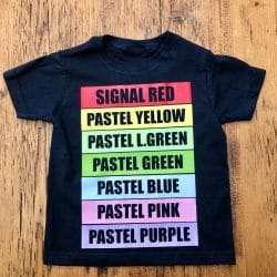PU MAX pastel colours print