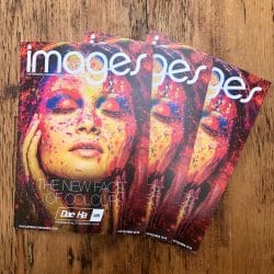 Three copies of Images September magazine with Dae Ha front cover