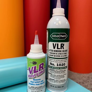 VLR vinyl lifter and VLR letter removing solvent