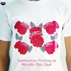 Metallic Clear - DPM-17 - With Sublimation Print